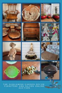 The Suquamish Garden Decor, Furniture and Silver Online Auction